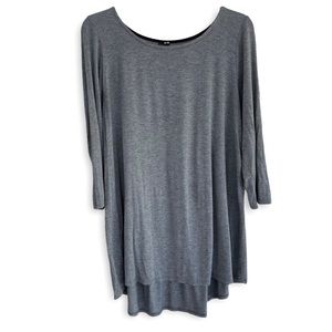 NIKI H PARKER Grey Long Sleeve Top